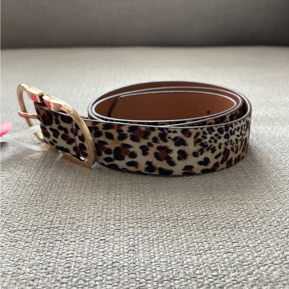 LEOPARD PRINT BELT NWT